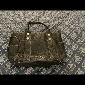 Black pebble leather Michael Kors